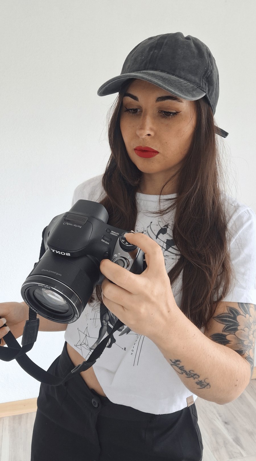 Florencia Entraigas en su etapa de creación de contenido
